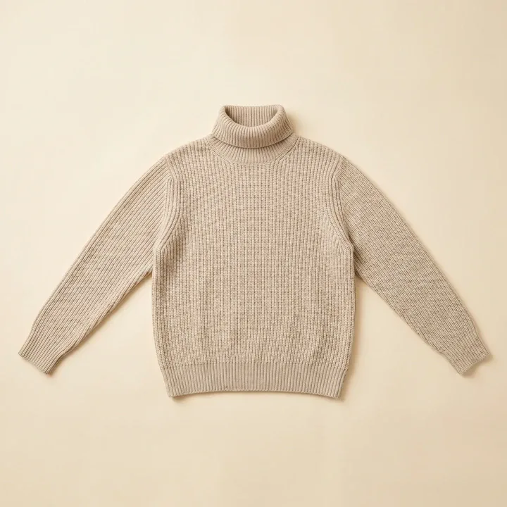 An uploaded garment on a plain studio background