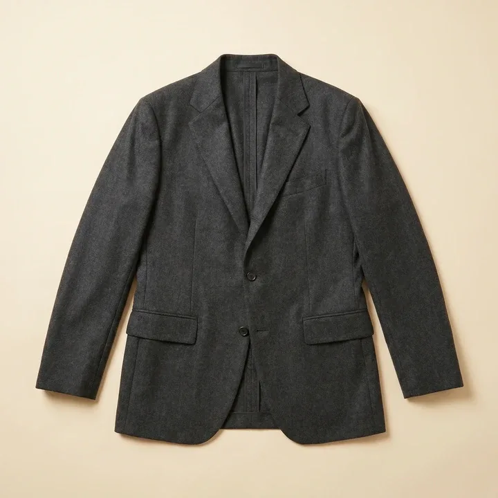 An uploaded garment on a plain studio background