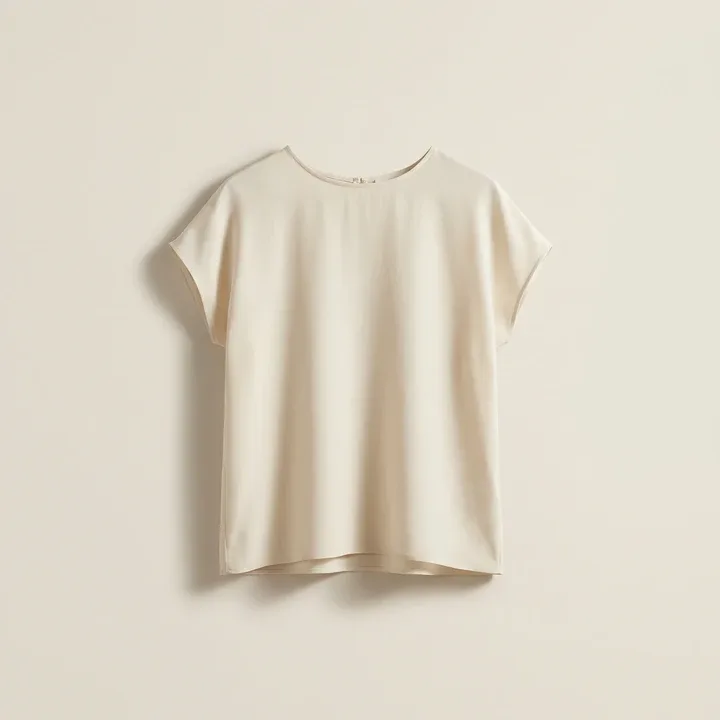 An uploaded garment on a plain studio background