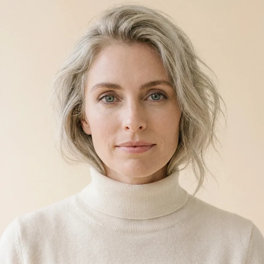 Casting headshot of a model