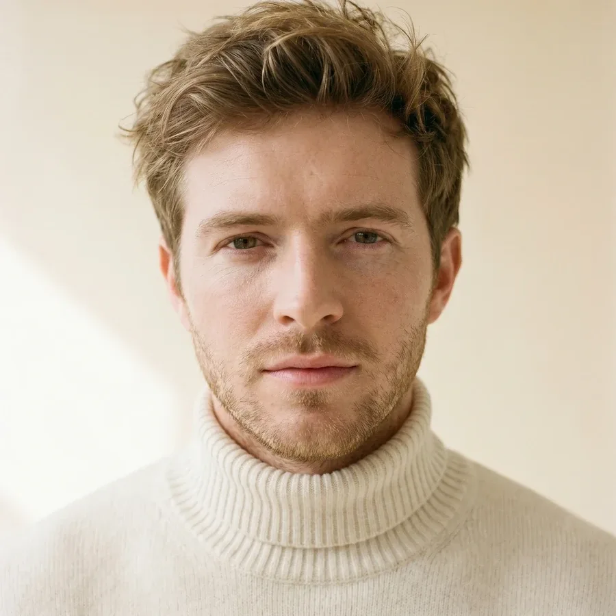 Casting headshot of a model